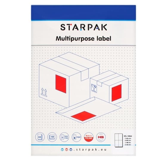 Etykieta Samoprzylepna 105x148 Starpak 424006 Starpak