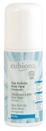Eubiona, Body, dezodorant roll-on z bio-aloesem i bio-granatem, 50 ml Eubiona