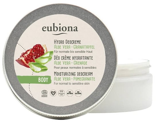Eubiona, Nawilżający Dezodorant W Kremie Z Aloesem I Granatem, 50ml Eubiona