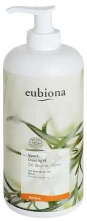 Eubiona, Sport, żel pod prysznic z rozmarynem i malwą dla aktywnych, 500 ml Eubiona