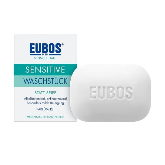 Eubos, Sensitive, kostka myjąca bezzapachowa, 125 g EUBOS