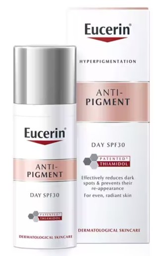 Eucerin Anti-Pigment Face Cream with SPF 30 for Pigmentation & Dark Spots with Thiamidol, Krem do twarzy, 50ml Eucerin