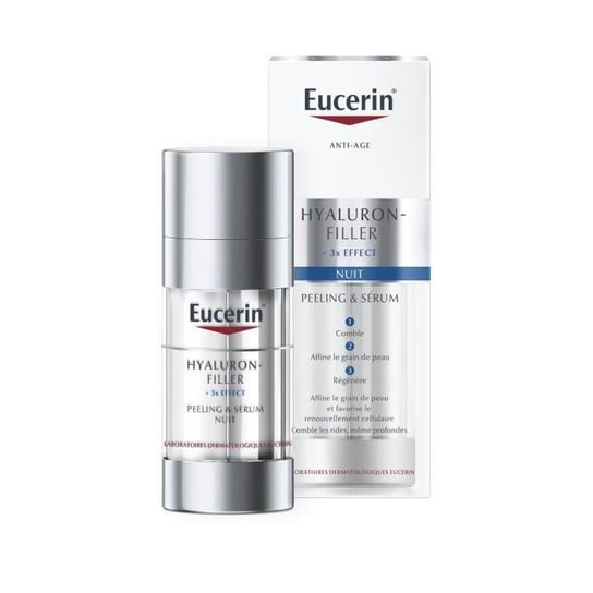 Eucerin, Hyaluron-Filler + 3x Effect, Peelingujące serum na noc, 30 ml Eucerin