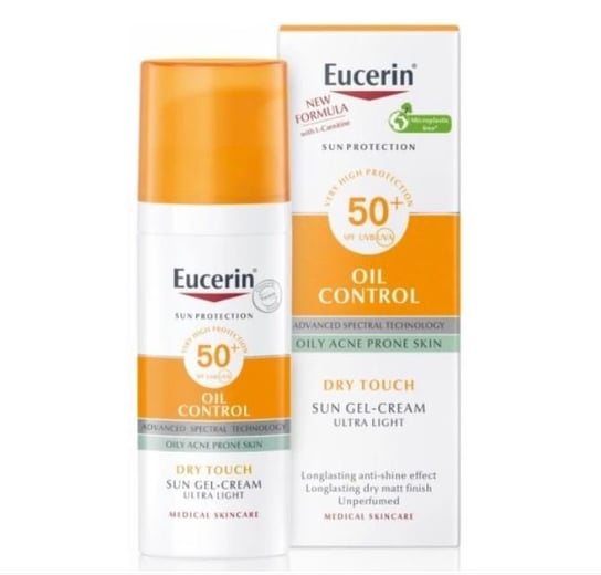 Eucerin, Sun Oil Control Dry Touch, Żel-krem Ochronny Spf50+, 50 Ml Eucerin