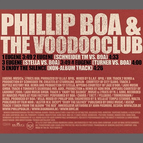 Eugene Phillip Boa And The Voodooclub