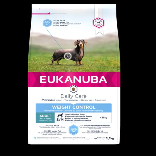 Eukanuba Daily Care Weight Control S/M Adult 2,30Kg Eukanuba