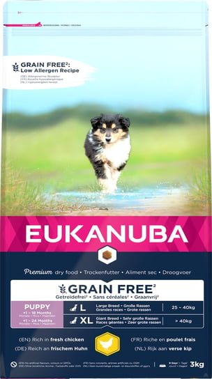 Eukanuba Grain Free Puppy Large Chicken 3 Kg Eukanuba