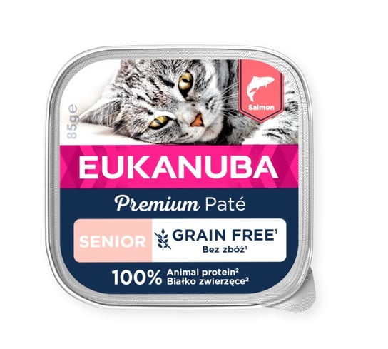 Eukanuba Grain Free Senior Salmon 85G Eukanuba