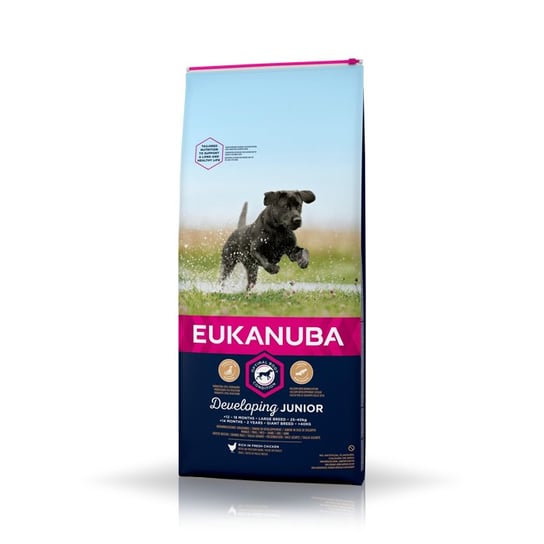 Eukanuba, karma dla psów, Developing Junior Large &amp, giant breed, 15kg Eukanuba