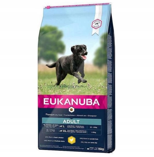 Eukanuba Premium Adult Large Breed L+Xl 15Kg + 3Kg Eukanuba
