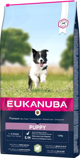 EUKANUBA PUPPY SMALL & MEDIUM BREED LAMB & RICE 2,5kg Eukanuba