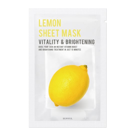 Eunyul Lemon Sheet Mask Rozjaśniająca maseczka w płachcie z cytryną 22ml Eunyul