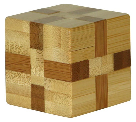 Eureka, 3D Bamboo, łamigłówka Cube, poziom 3/4 Eureka 3D