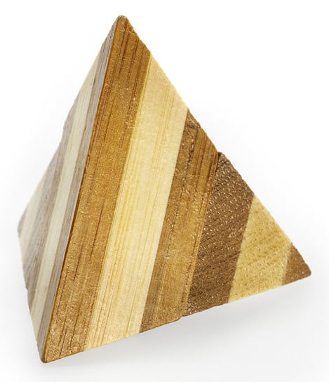 Eureka, 3D Bamboo, łamigłówka Pyramid, poziom 2/4 Eureka 3D