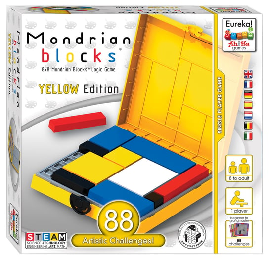 Eureka 3D, gra logiczna Ah!Ha Blok Mondriana, żółty Eureka 3D