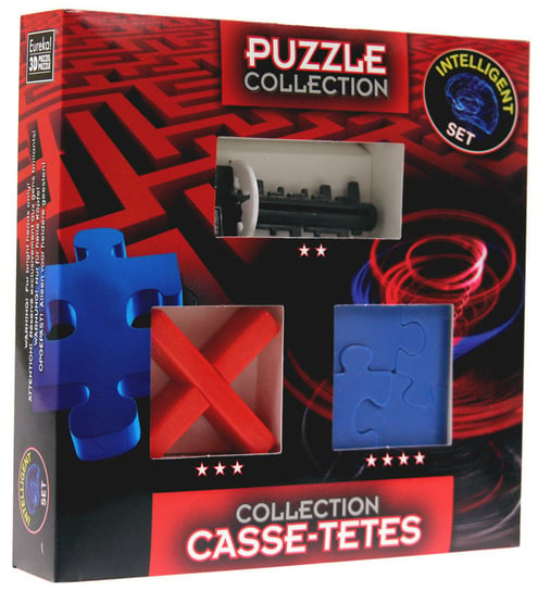 Eureka 3D, łamigłówka Intelligent: Key Maze / Square Jigsaw / Cross Puzzle Eureka 3D