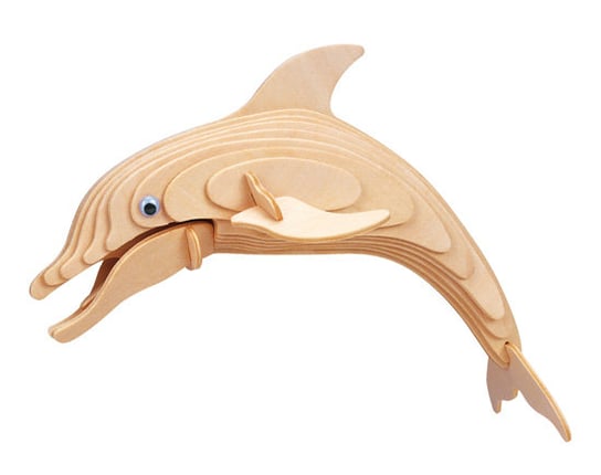 Eureka, łamigłówka drewniana Gepetto: Delfin Eureka 3D