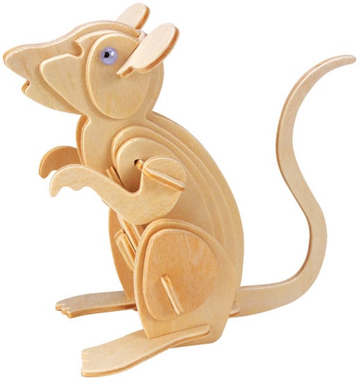 Eureka, łamigłówka drewniana Gepetto: Mysz Eureka 3D