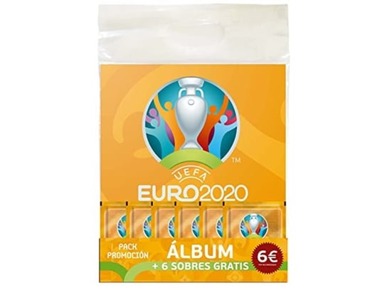 Euro 2020 9788427872257 European Soccer International Album + Envelopes, Pumpkin CROSSROAD