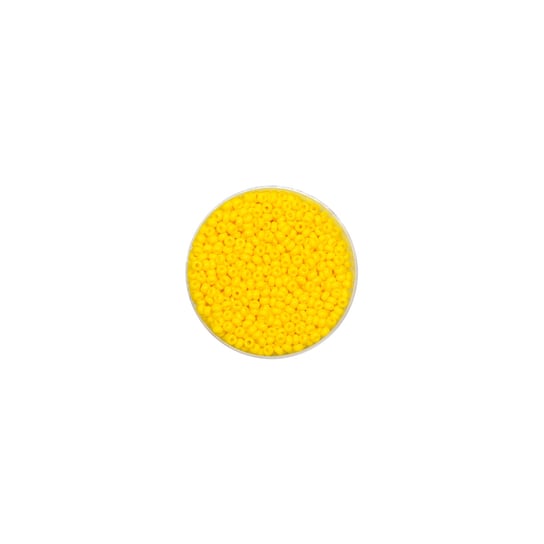 Euroclass, koraliki ozdobne, okrągłe, żółte, 17 g Euroclass