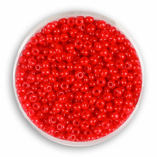 Euroclass, koraliki ozdobne, rokoko, czerwone, 2,6 mm, 17 g Euroclass