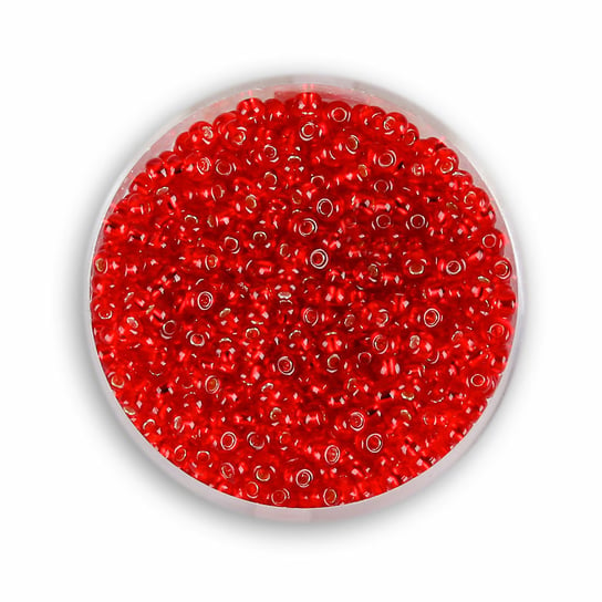 Euroclass, koraliki ozdobne, rokoko, czerwony, 2,6 mm, 16 g Euroclass