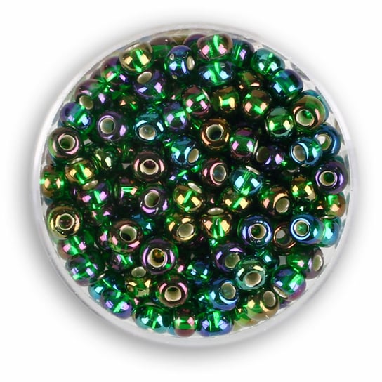 Euroclass, koraliki ozdobne, rokoko, zielone, 4,5 mm, 16 g Euroclass