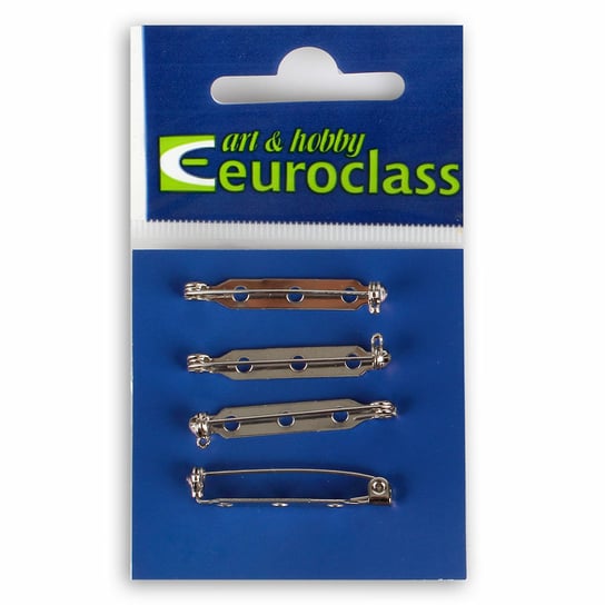 Euroclass, spinka-broszka, 30 mm, 4 sztuki Euroclass
