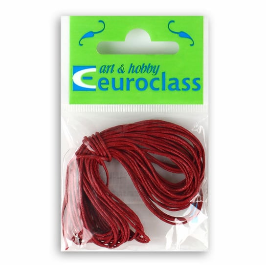 Euroclass, sznurek bawełniany, czerwony, 5 m Euroclass
