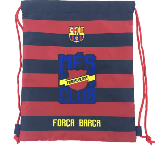 Eurocom, worek-plecak, FC Barcelona, czerwono-granatowy Eurocom