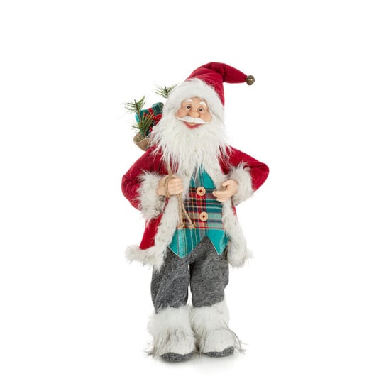 Eurofirany, Słodka Figurka świąteczna, Mikołaj, 60 cm na prezent Eurofirany