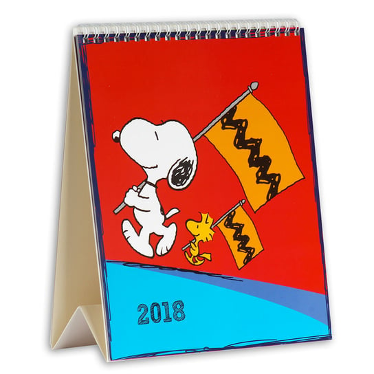 Eurograf, kalendarz biurkowy 2018, Snoopy Eurograf
