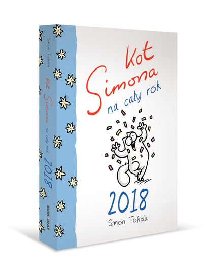 Eurograf, kalendarz książkowy 2018, format B5, Kot Simona Eurograf