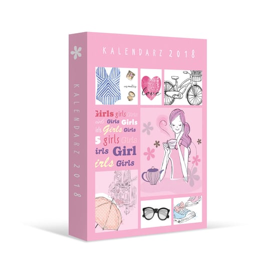 Eurograf, kalendarz książkowy 2018, Girls Eurograf