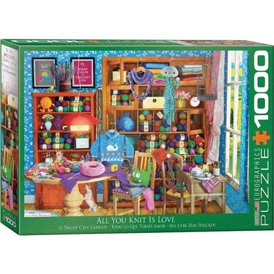Eurographics, puzzle All you knit is love, 1000 el. EuroGraphics