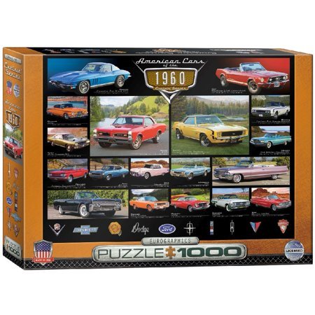 Eurographics, puzzle, American Cars Of The 1960S, 1000 el. EuroGraphics