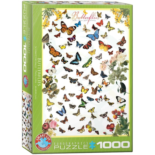 Eurographics, puzzle, Butterflies, 1000 el. EuroGraphics