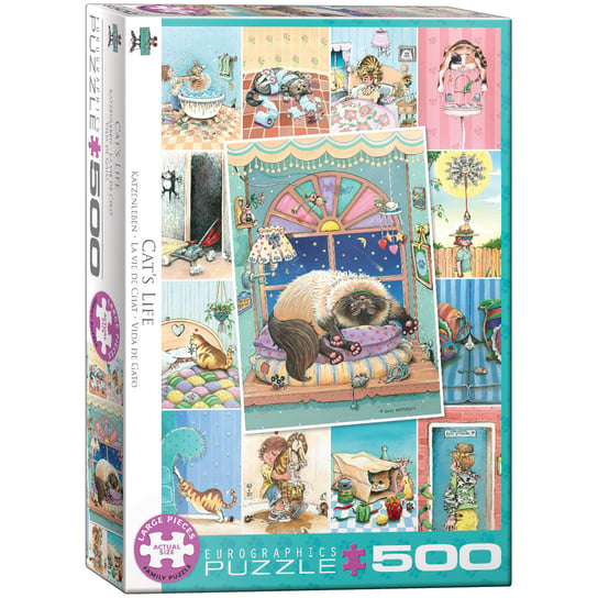 Eurographics, puzzle, Cat S Life By Gary Patterson, 500 el. EuroGraphics