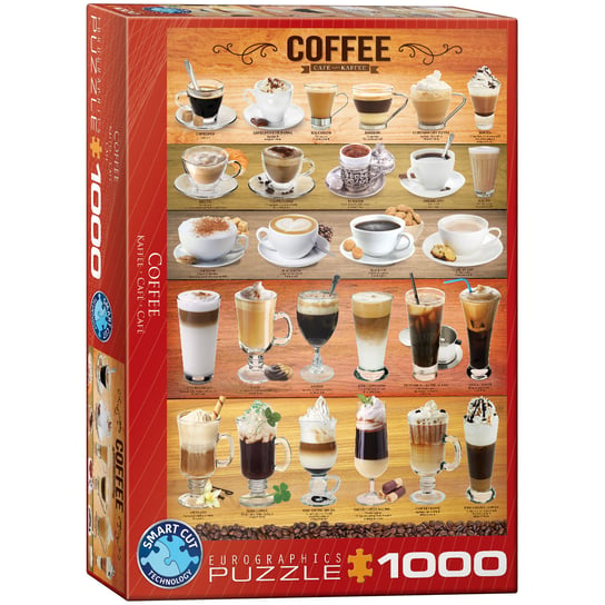 Eurographics, puzzle, Coffee, 1000 el. EuroGraphics