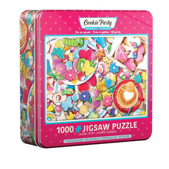 Eurographics, puzzle, Cookie Party Tin, 1000 el. EuroGraphics