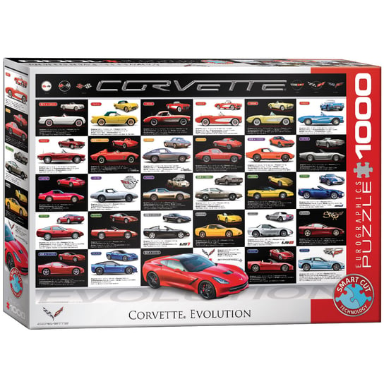 Eurographics, puzzle, Corvette Evolution, 1000 el. EuroGraphics