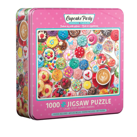 Eurographics, puzzle, Cupcake Party Tin, 1000 el. EuroGraphics