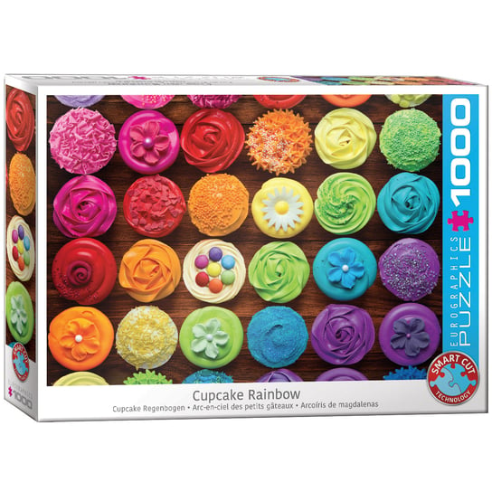 Eurographics, puzzle, Cupcake Rainbow, 1000 el. EuroGraphics