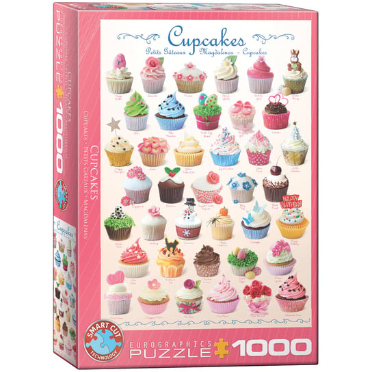 Eurographics, puzzle, Cupcakes, 1000 el. EuroGraphics