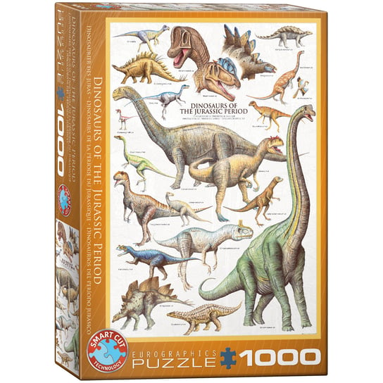Eurographics, puzzle, Dinosaurs Of Jurassic Period, 1000 el. EuroGraphics