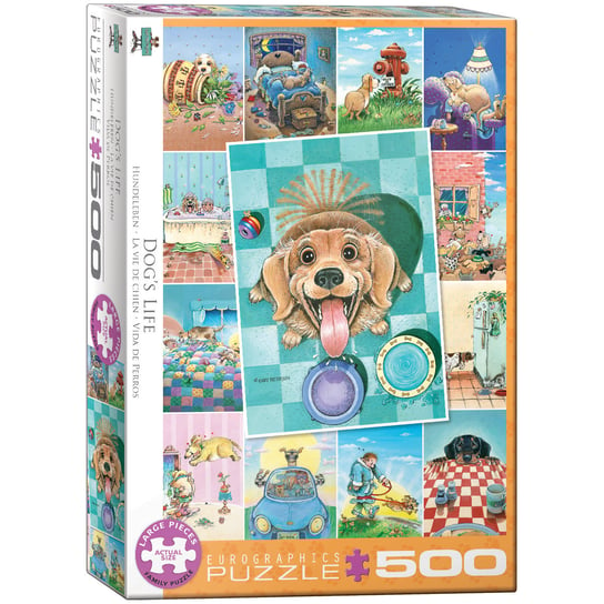 Eurographics, puzzle, Dog S Life By Gary Patterson, 500 el. EuroGraphics