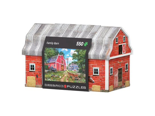 Eurographics, puzzle, Family Farm Tin, 550 el. EuroGraphics