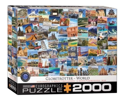 Eurographics, puzzle, Globetroter-Świat, 2000 el. EuroGraphics