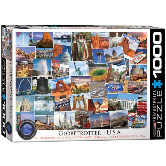 Eurographics, puzzle, Globetrotter Collection Usa, 1000 el. EuroGraphics