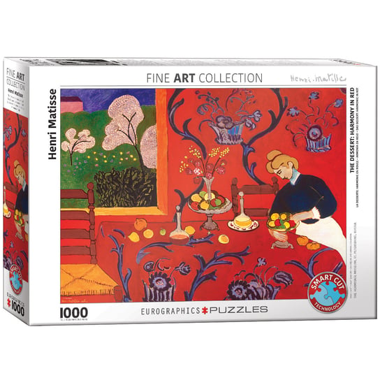 Eurographics, puzzle, Harmonia w kolorze czerwonym, Matisse, 1000 el. EuroGraphics